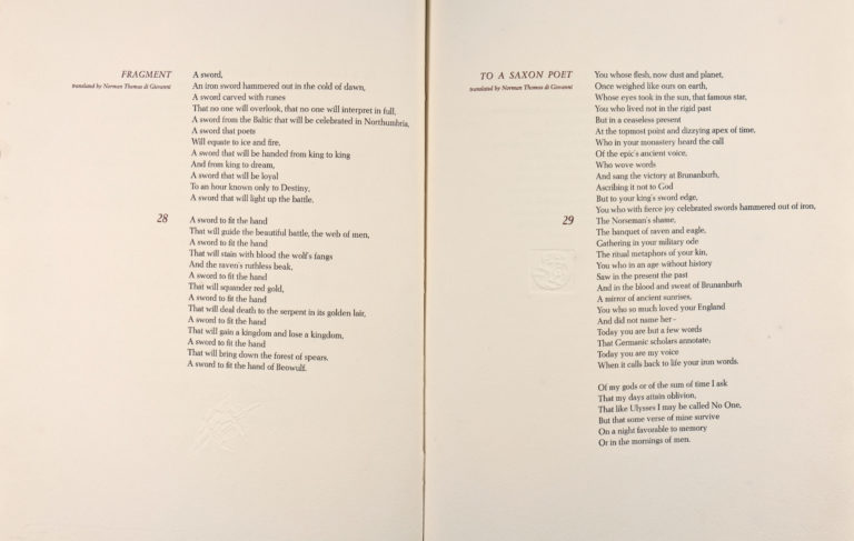 Seven Saxon Poems text pages